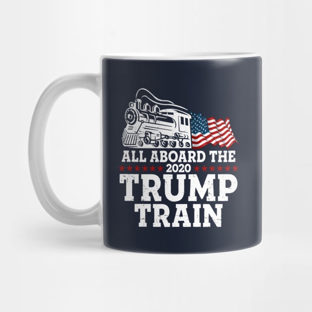 All Aboard The Trump Train 2020 by TextTees